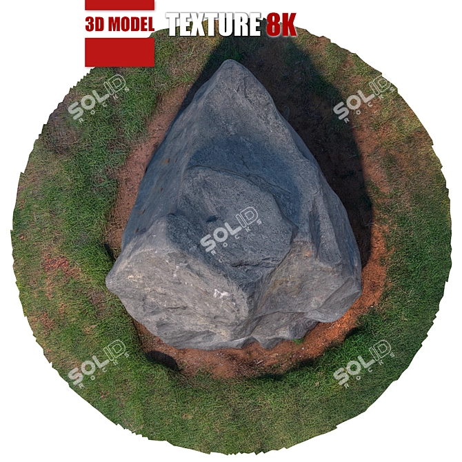 High-Resolution Stone Sculpture 3D model image 2