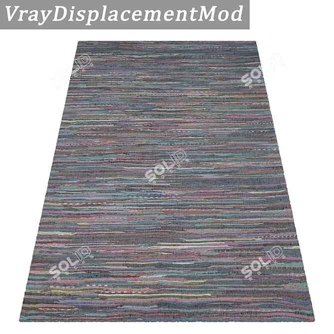 High-Quality 3-Piece Carpet Set 3D model image 3