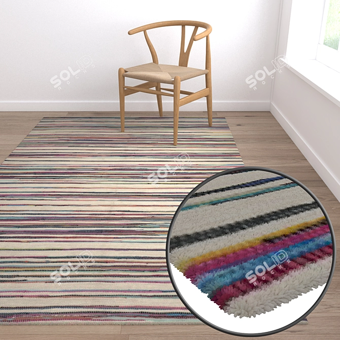 High-Quality Carpet Set | 3D Textures | Multiple Variants 3D model image 5