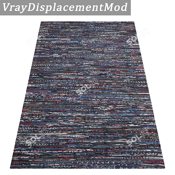 3-Piece High Quality Carpet Set 3D model image 3