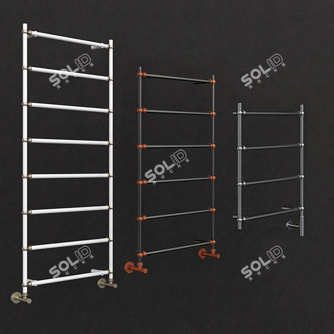 Irsap Bella Heated Towel Rail 3D model image 8