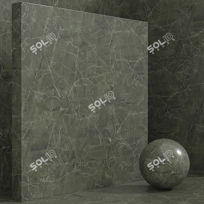 Seamless Stone & Marble Set 145 3D model image 4