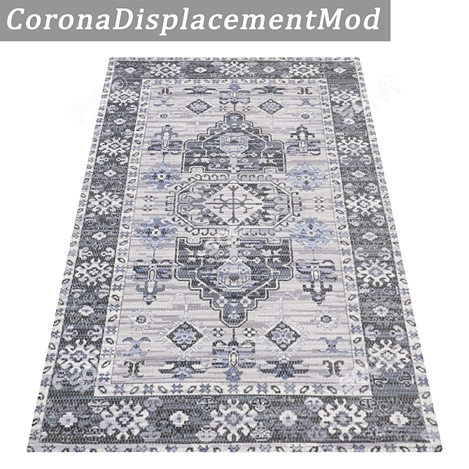 Luxury Carpet Set for Detailed Renders 3D model image 3