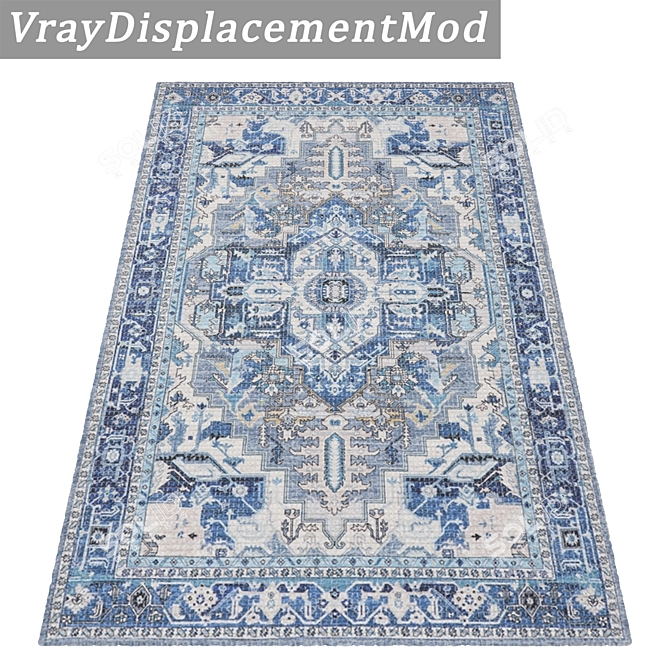 Versatile High-Quality Carpets Set 3D model image 3