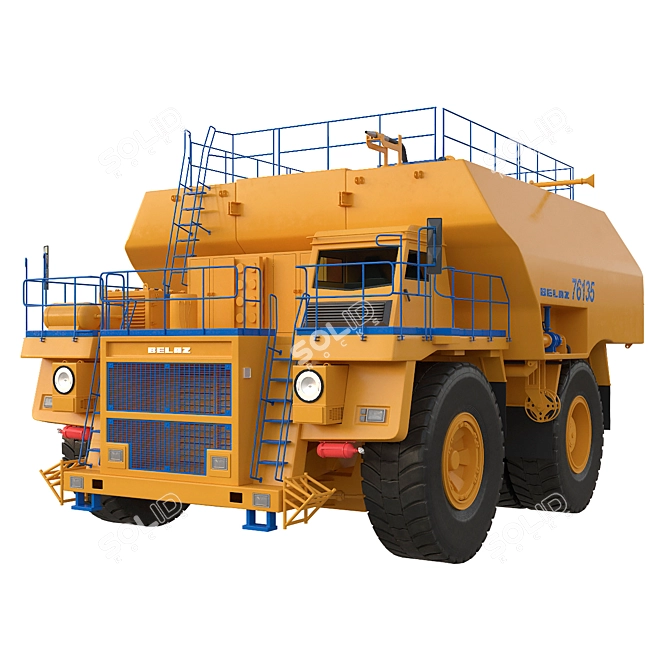 Belaz 76135: Heavy-Duty Sprinkler 3D model image 1