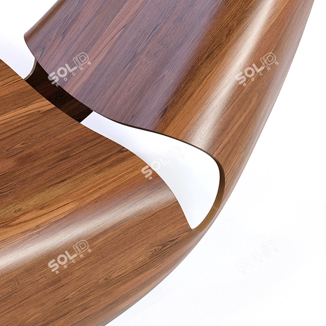 Stylish Cowrie Rocker: Versatile Design 3D model image 2