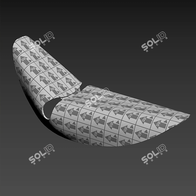 Stylish Cowrie Rocker: Versatile Design 3D model image 3