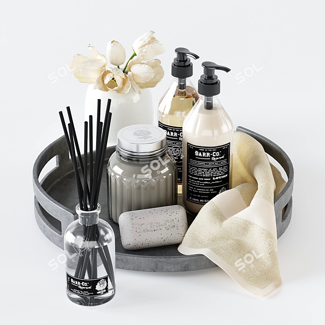 Barr-Co Bath Essentials Set 3D model image 1