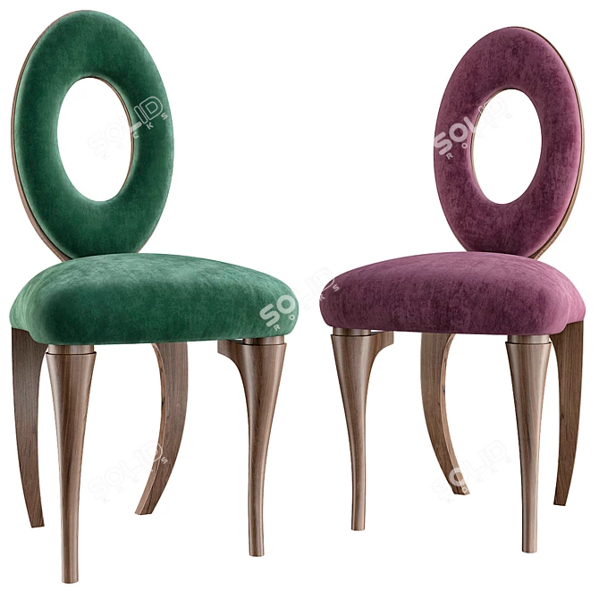 Elegant Nuance Privatelier Ensemble 3D model image 1