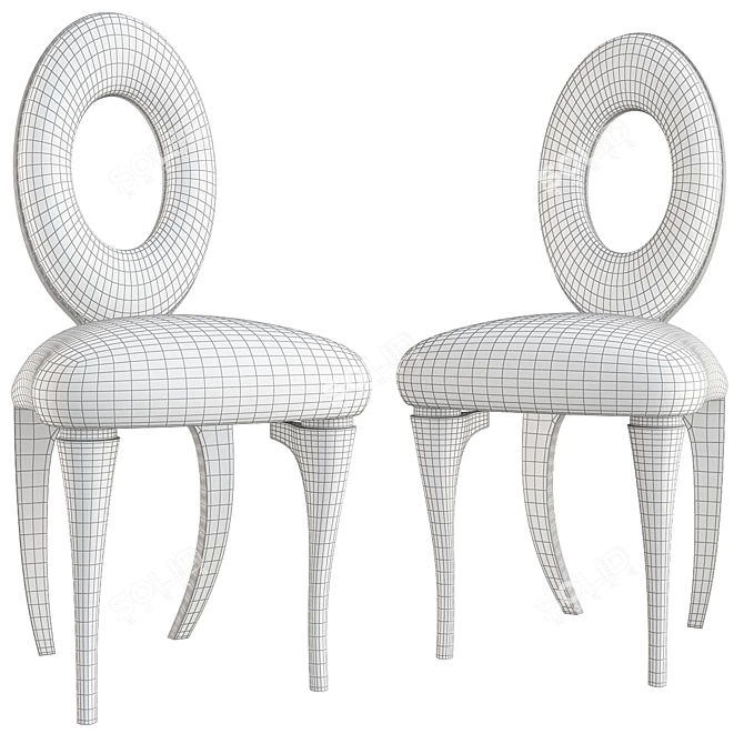 Elegant Nuance Privatelier Ensemble 3D model image 2