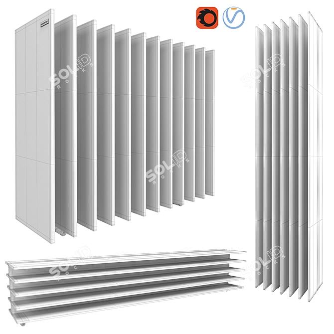 TT By Antrax: Modern, Efficient Radiator 3D model image 4