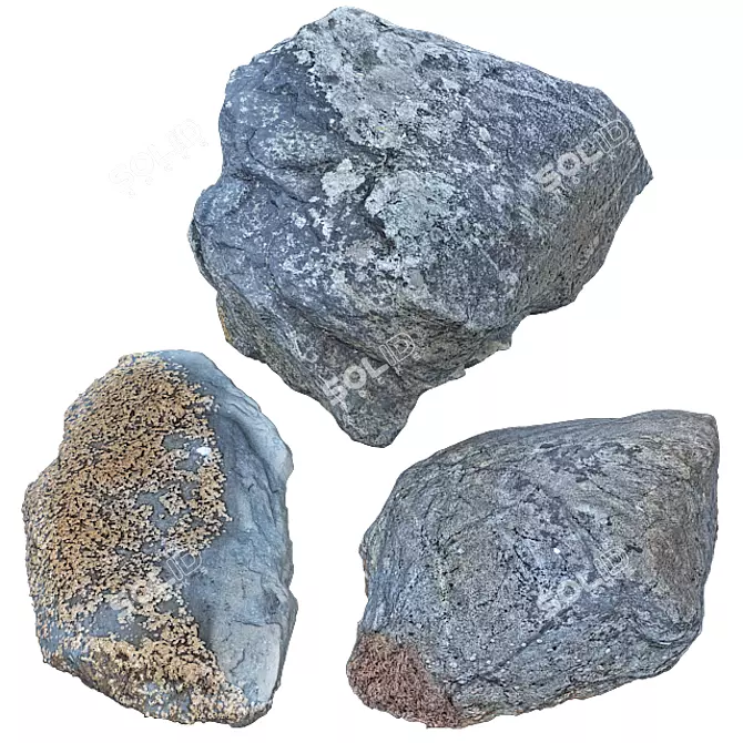 Seaside Rock Collection 3D model image 1