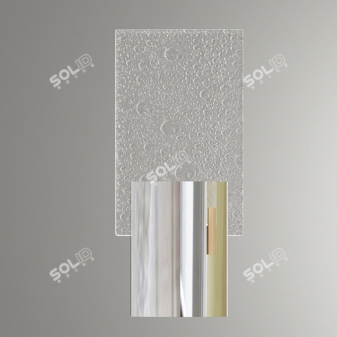 Golden Glow Wall Sconce 3D model image 4