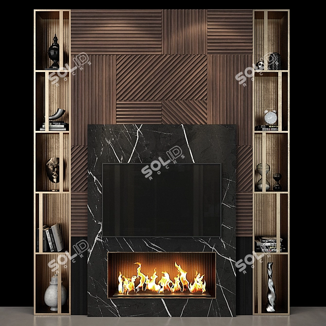 Modern TV Wall Set 52: Stylish Design by Studia 54 3D model image 1