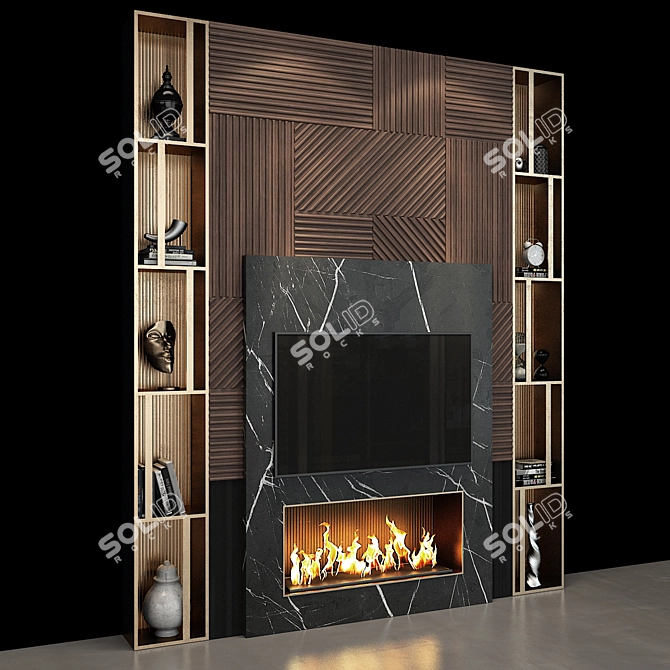 Modern TV Wall Set 52: Stylish Design by Studia 54 3D model image 2