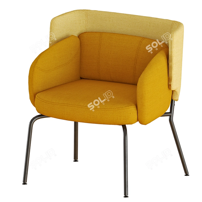 IKEA BINGSTA Armchair: Stylish Comfort for Your Home! 3D model image 2