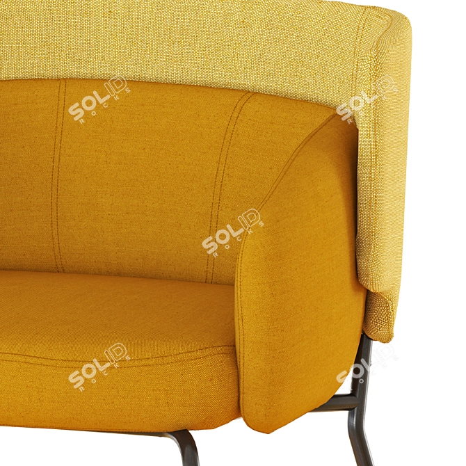 IKEA BINGSTA Armchair: Stylish Comfort for Your Home! 3D model image 3