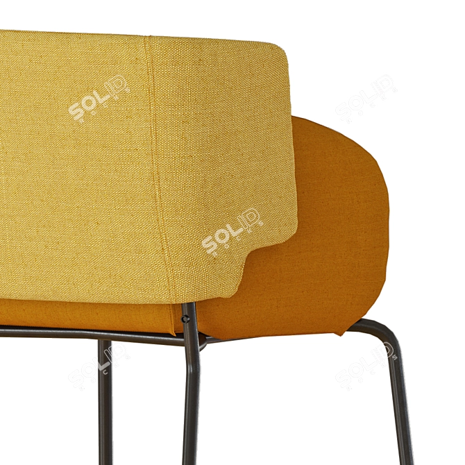 IKEA BINGSTA Armchair: Stylish Comfort for Your Home! 3D model image 4