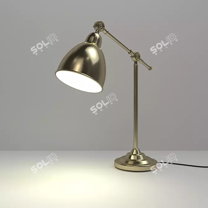 Barometr Lamp: Stylish Copper Illumination 3D model image 1