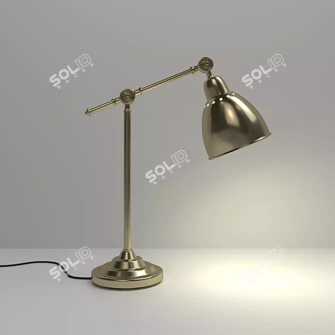 Barometr Lamp: Stylish Copper Illumination 3D model image 2