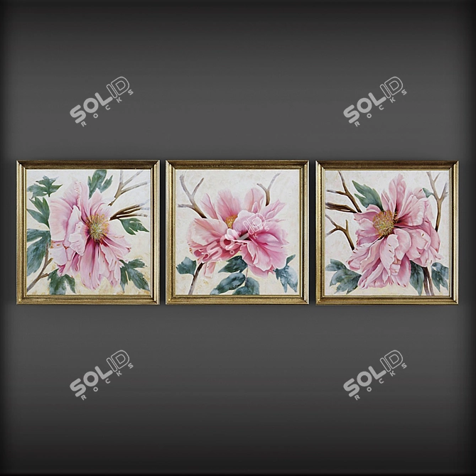 Art Collection: 709 Masterpieces 3D model image 1