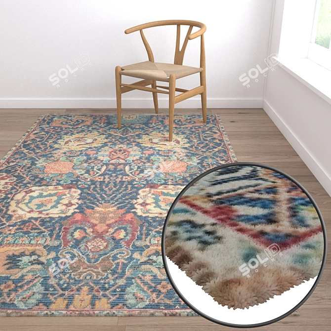 Versatile Carpet Set: V-Ray & Corona 3D model image 5