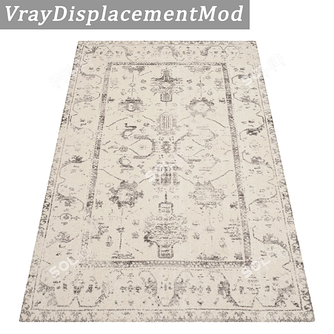 Luxury Carpet Set: High-Quality Textures, Multiple Variants 3D model image 3