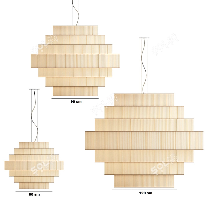 Modern Bover Pendant Collection 3D model image 1