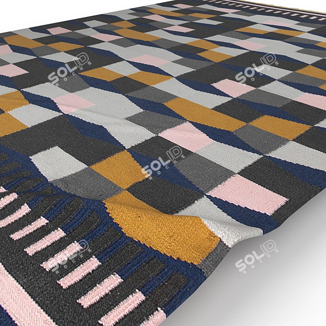 Soft and Stylish Ikea TORBEK Carpet 3D model image 2