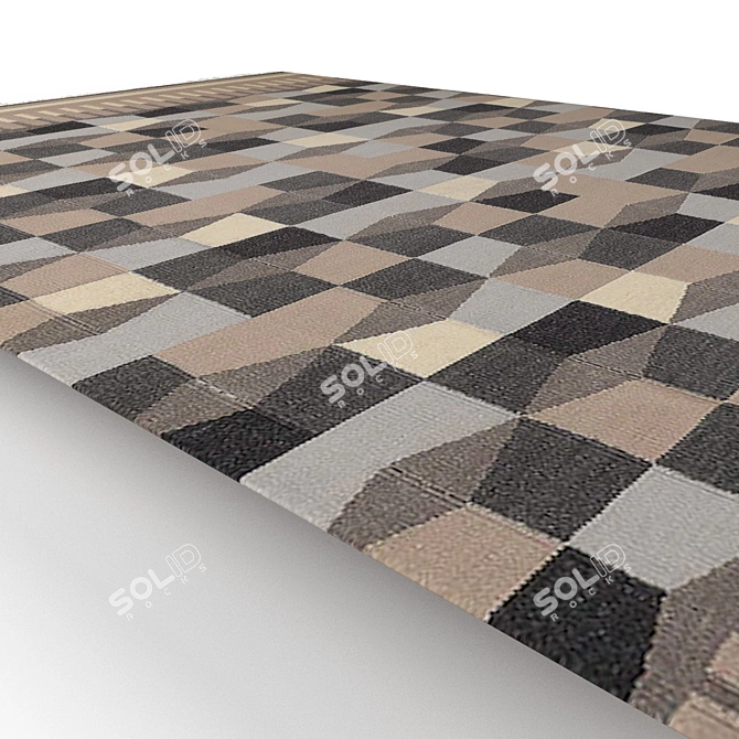 Soft and Stylish Ikea TORBEK Carpet 3D model image 3