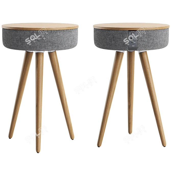 SoundRhythm Bluetooth Speaker Table 3D model image 2