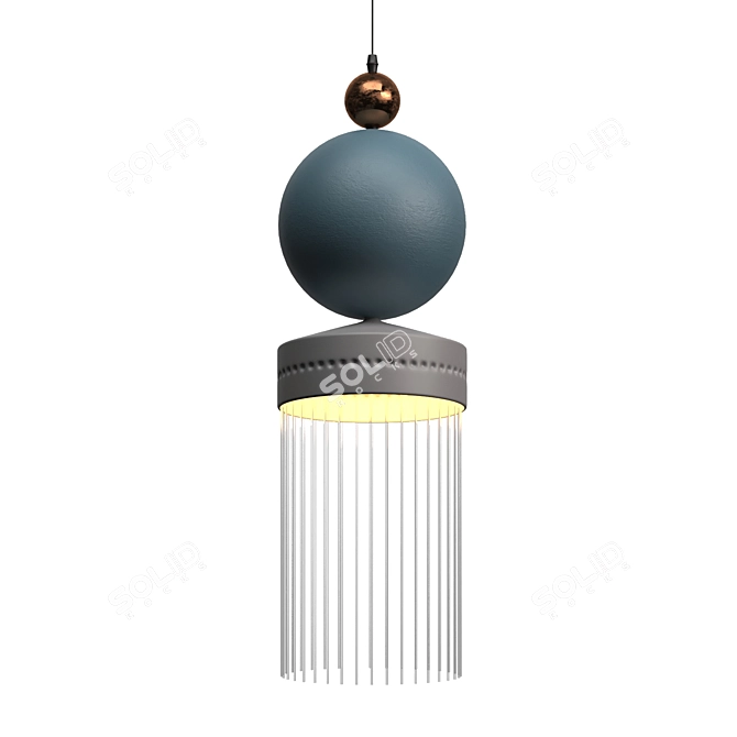 Modern Hanging Lamp 3D model image 5