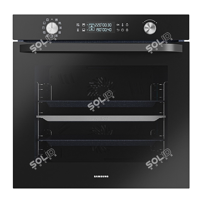 Samsung NV9900J: Versatile Built-in Oven 3D model image 1