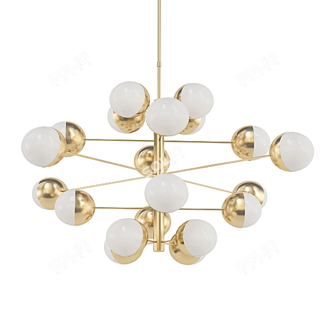 Modern Chandelier Collection 3D model image 5