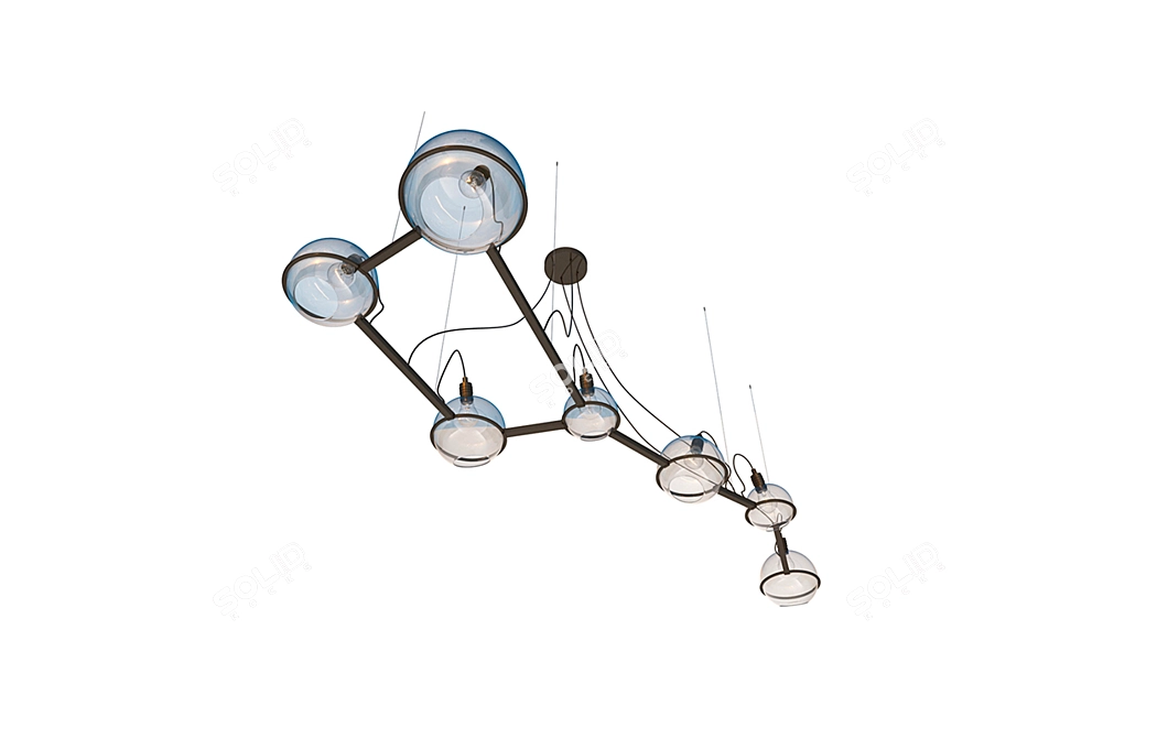 Stunning "Ursa Major" Chandelier 3D model image 6