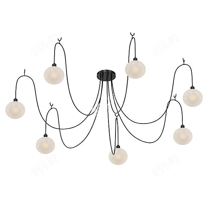 Modern Chandelier Collection 3D model image 3