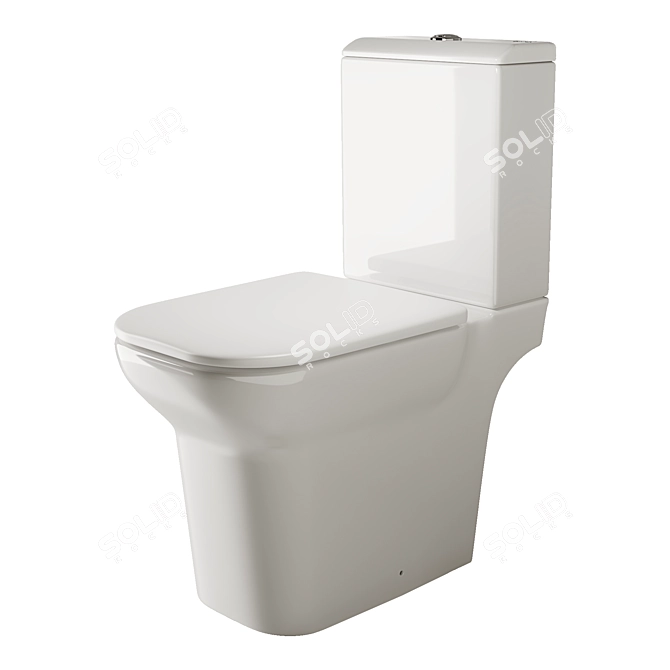 Ceramica Nova Enjoy CN1101E: Elegant Floor Standing Toilet 3D model image 1