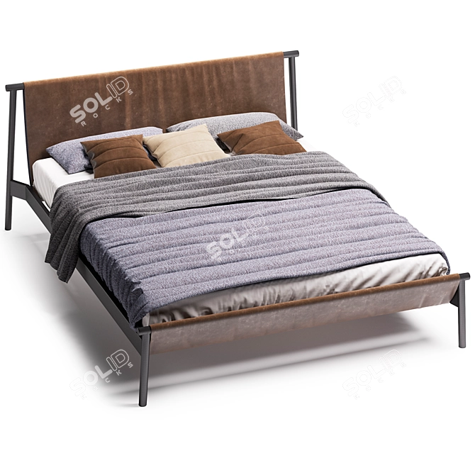 Bolzan Letti Iron Bed Jack 3D model image 2