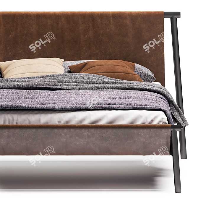 Bolzan Letti Iron Bed Jack 3D model image 3