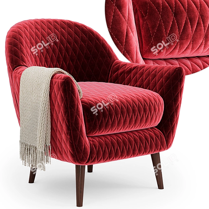 Deephouse Benelux Armchair 3D model image 2