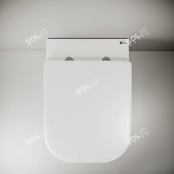 Ceramica Nova CN1102E: Enjoy the Perfect Toilet 3D model image 3