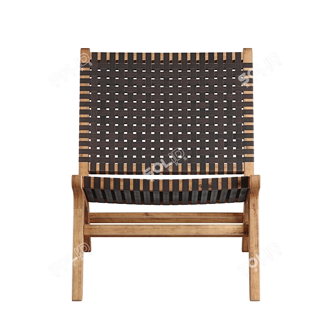 Elegant Nairobi Garden Armchair: Stylish and Comfortable 3D model image 3