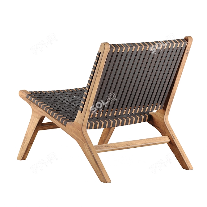 Elegant Nairobi Garden Armchair: Stylish and Comfortable 3D model image 4