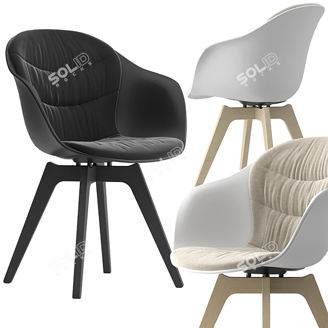 Modern BoConcept Adelaide Chair 3D model image 1
