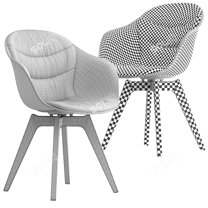 Modern BoConcept Adelaide Chair 3D model image 5