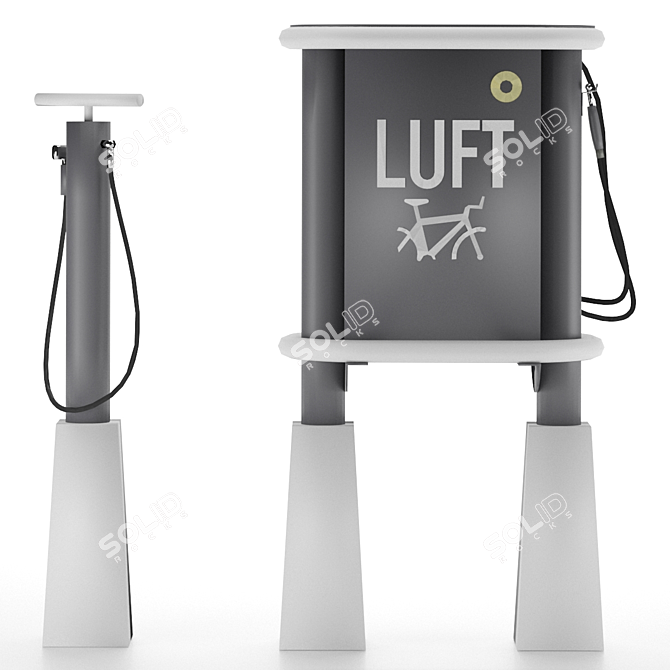 Cycle Fixer: Convenient Bike Repair Station 3D model image 2