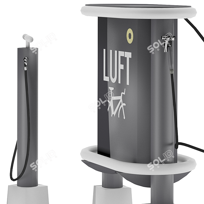 Cycle Fixer: Convenient Bike Repair Station 3D model image 3