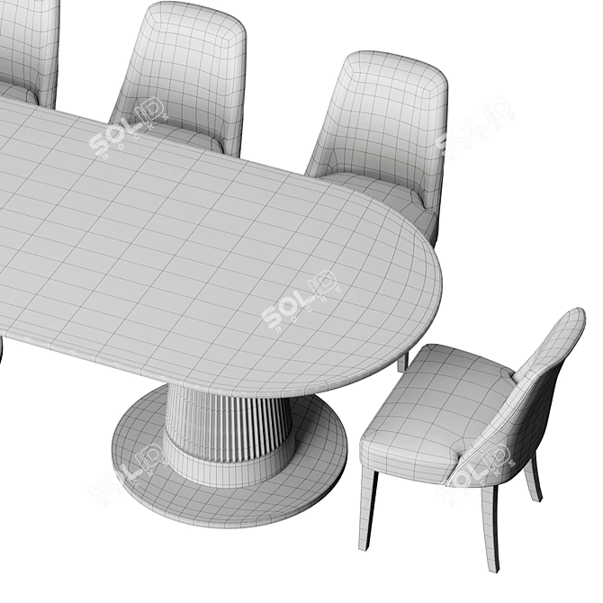 Turner Oval & Musa: Luxury Home Collection 3D model image 5