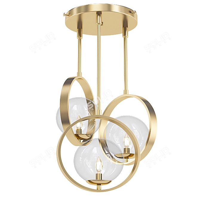 Modern Chandelier Collection 3D model image 4