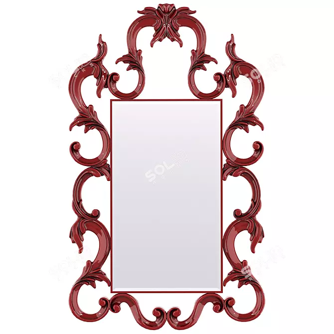 Elegant Landaluce Mirror 3D model image 1